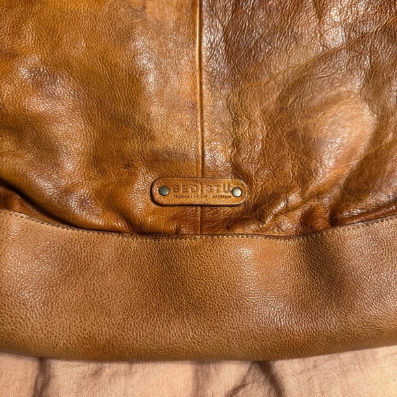 BED|STU Rustic Pecan Rockaway Brown Leather Shoulder Bag - Picture 4 of 7